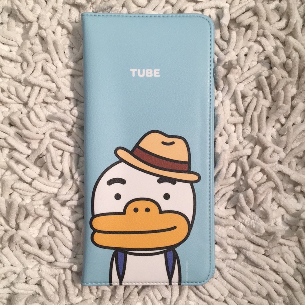 Kakao Friends Tube Travel Wallet